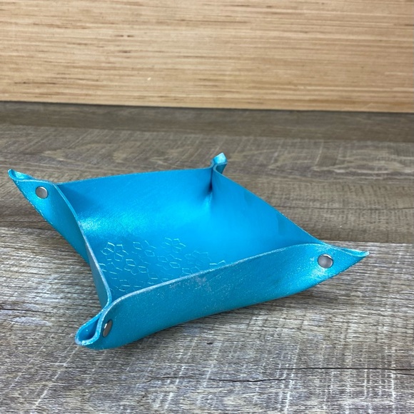 Hand Crafted Storage & Organization New 4 Inch Leather Vanity Tray